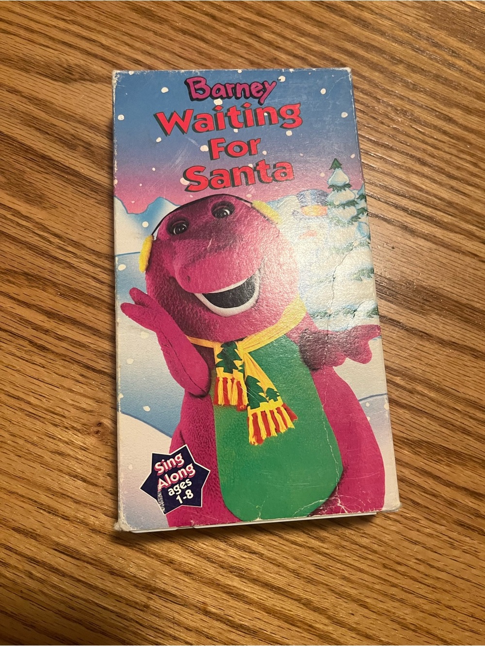 Lyons Group Barney Waiting For Santa & Campfire Sing-Along VHS NTSC Children's